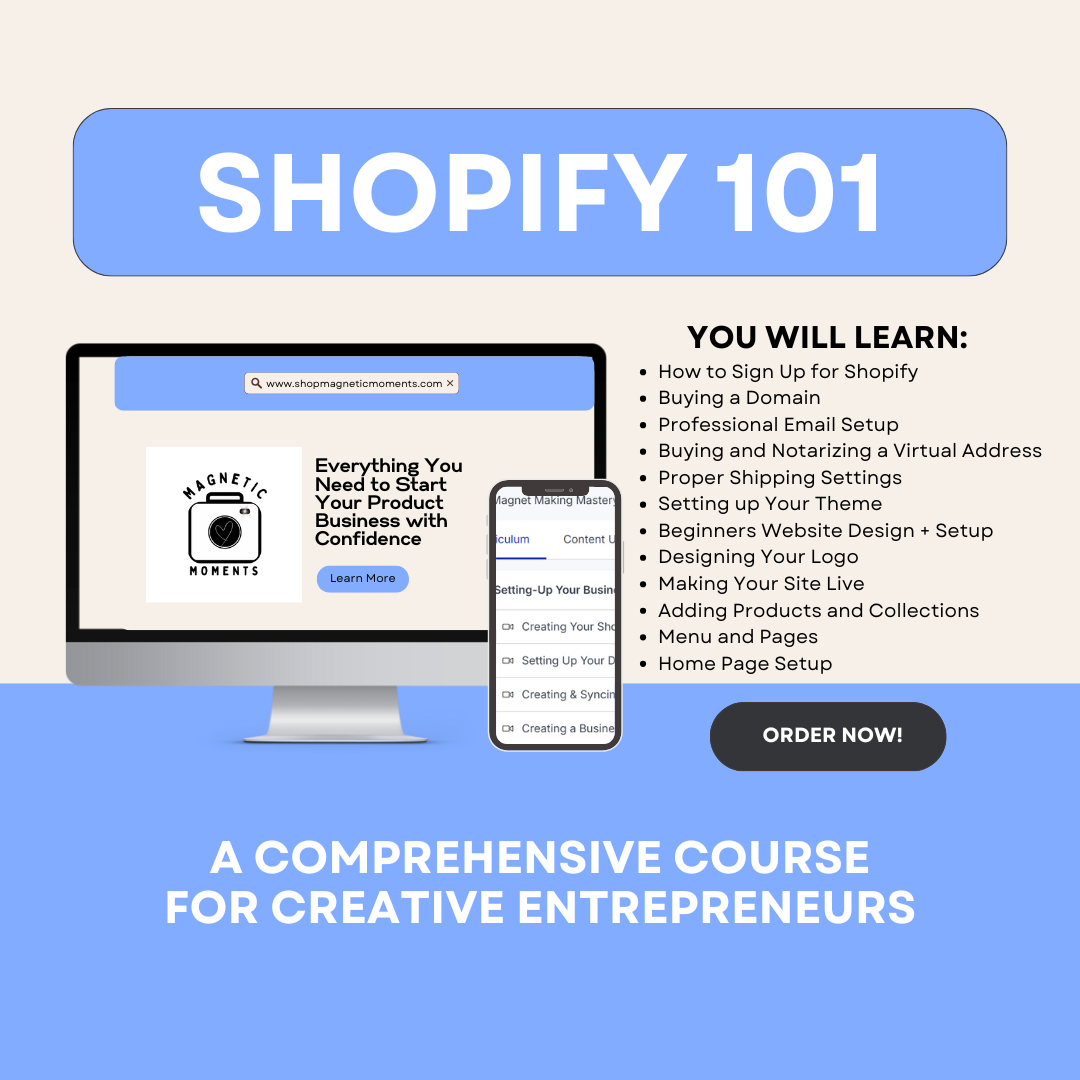 Shopify 101 Course