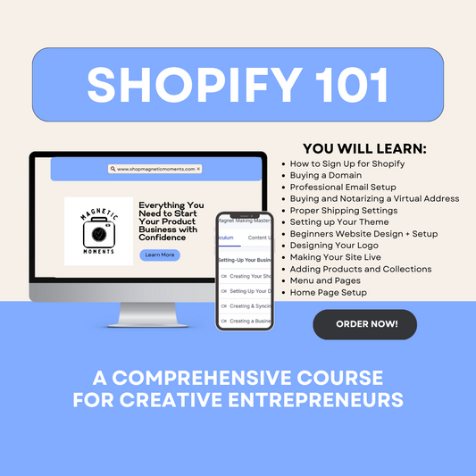 Shopify 101 Course